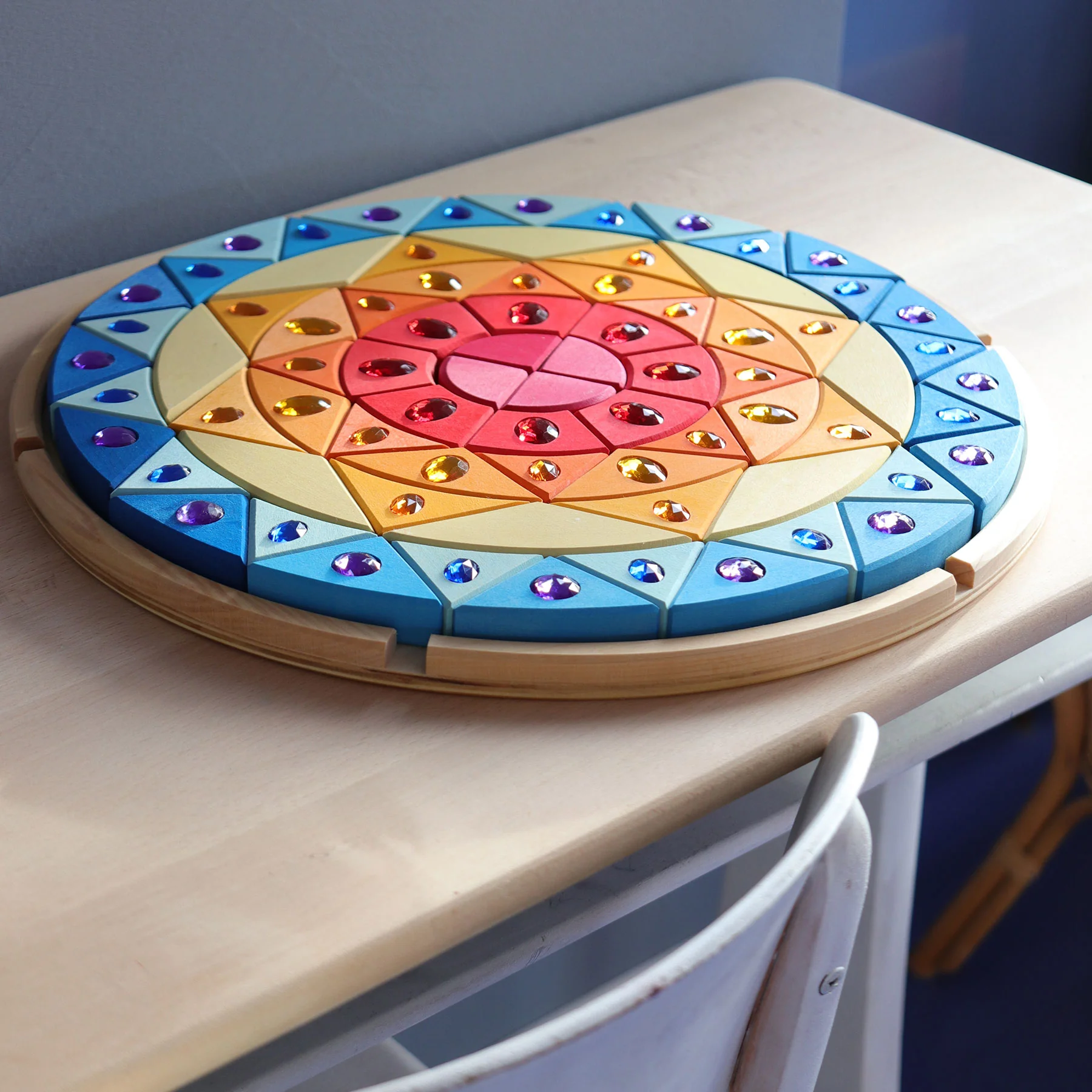 Glitzermandala Sonne - Image 7