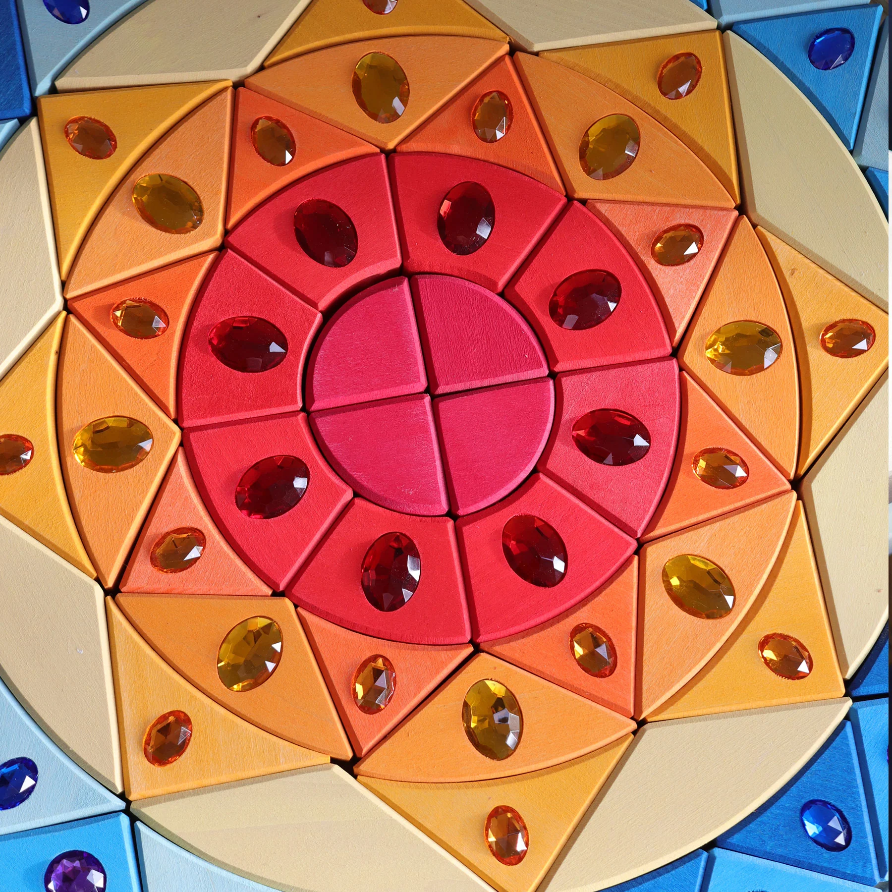 Glitzermandala Sonne - Image 8