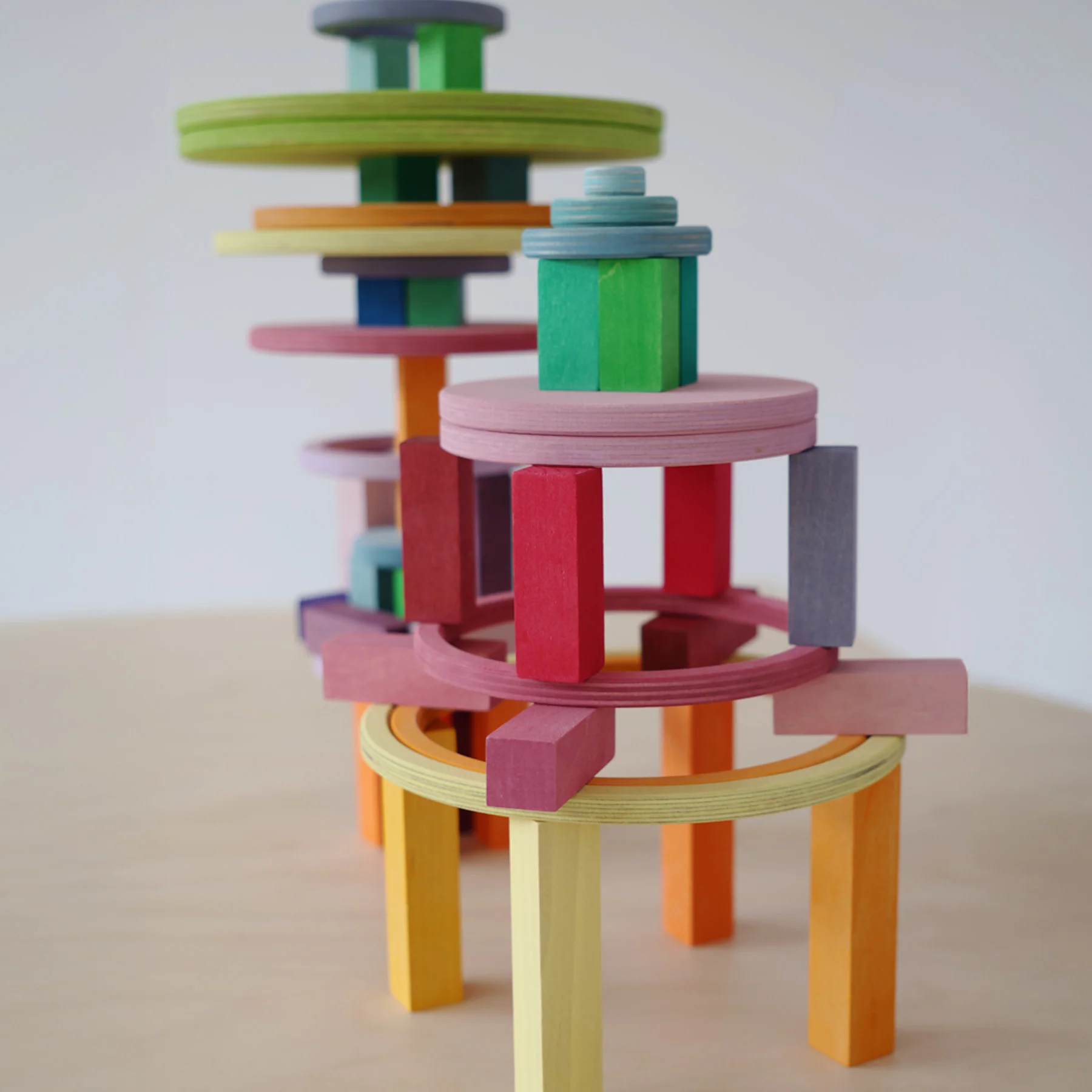 Konzentrische Kreise und Ringe Pastell - Image 13