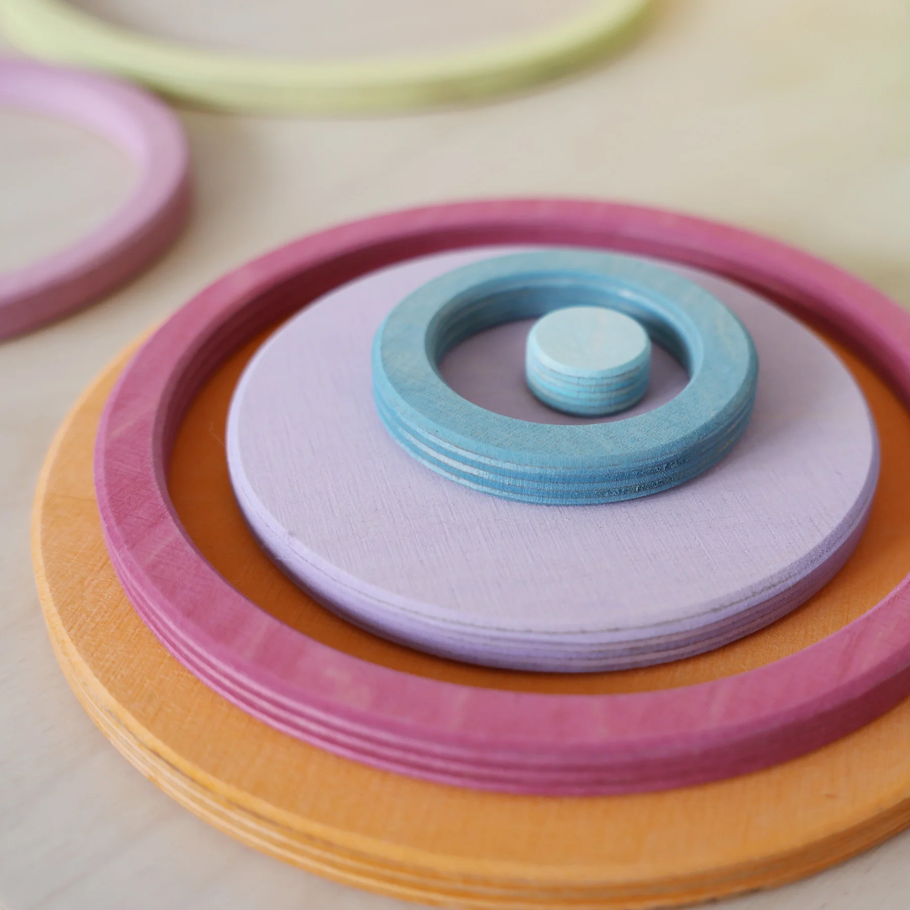 Konzentrische Kreise und Ringe Pastell - Image 16