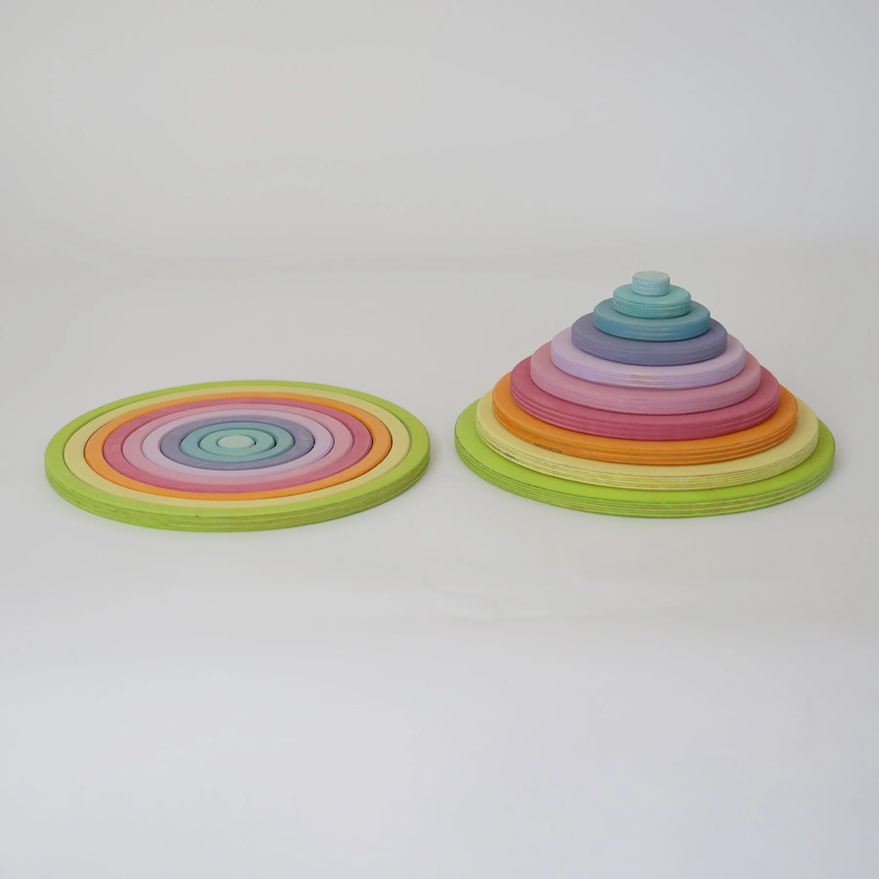 Konzentrische Kreise und Ringe Pastell - Image 3