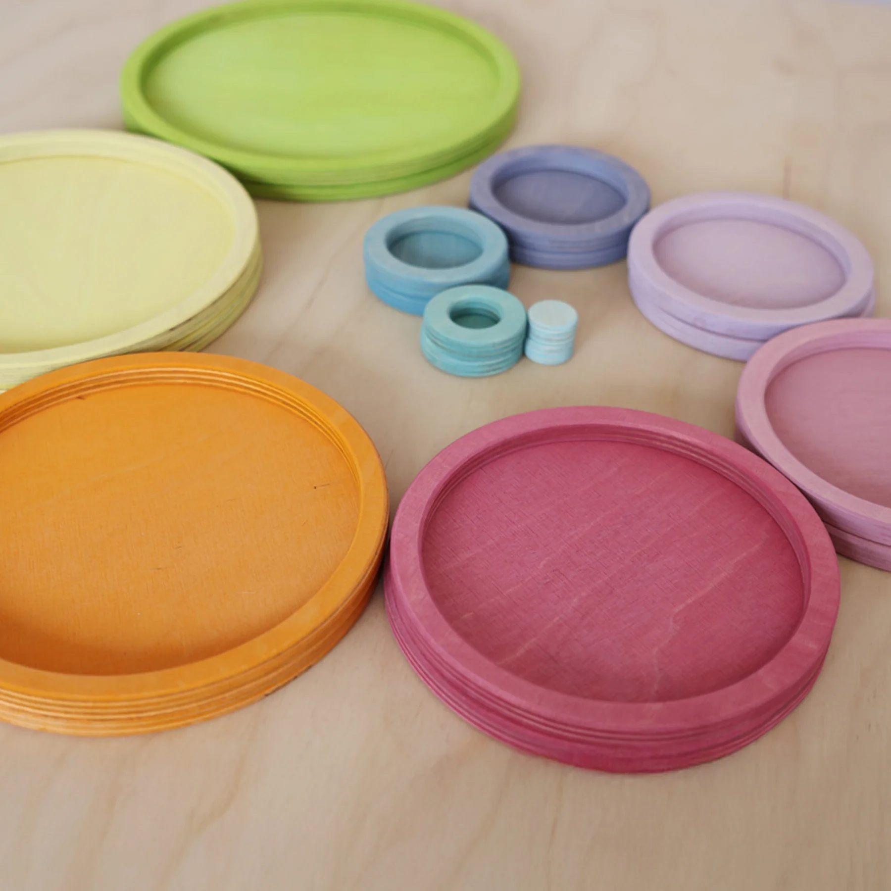 Konzentrische Kreise und Ringe Pastell - Image 8