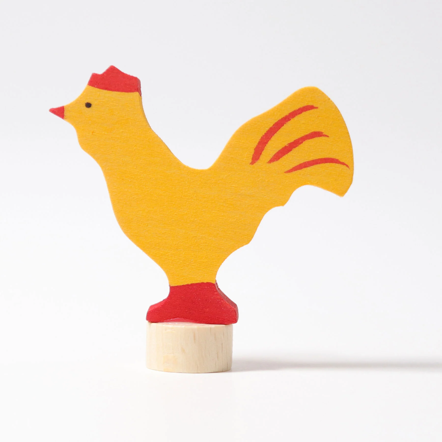 Steckfigur gelber Hahn - Image 3
