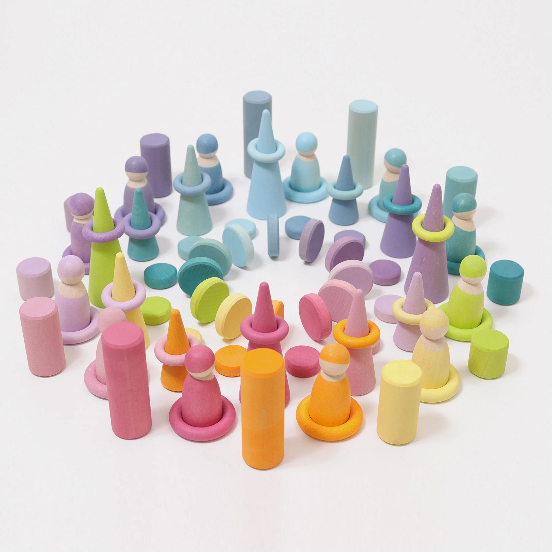 Steckspiel Kleine Walzen Pastell - Image 12