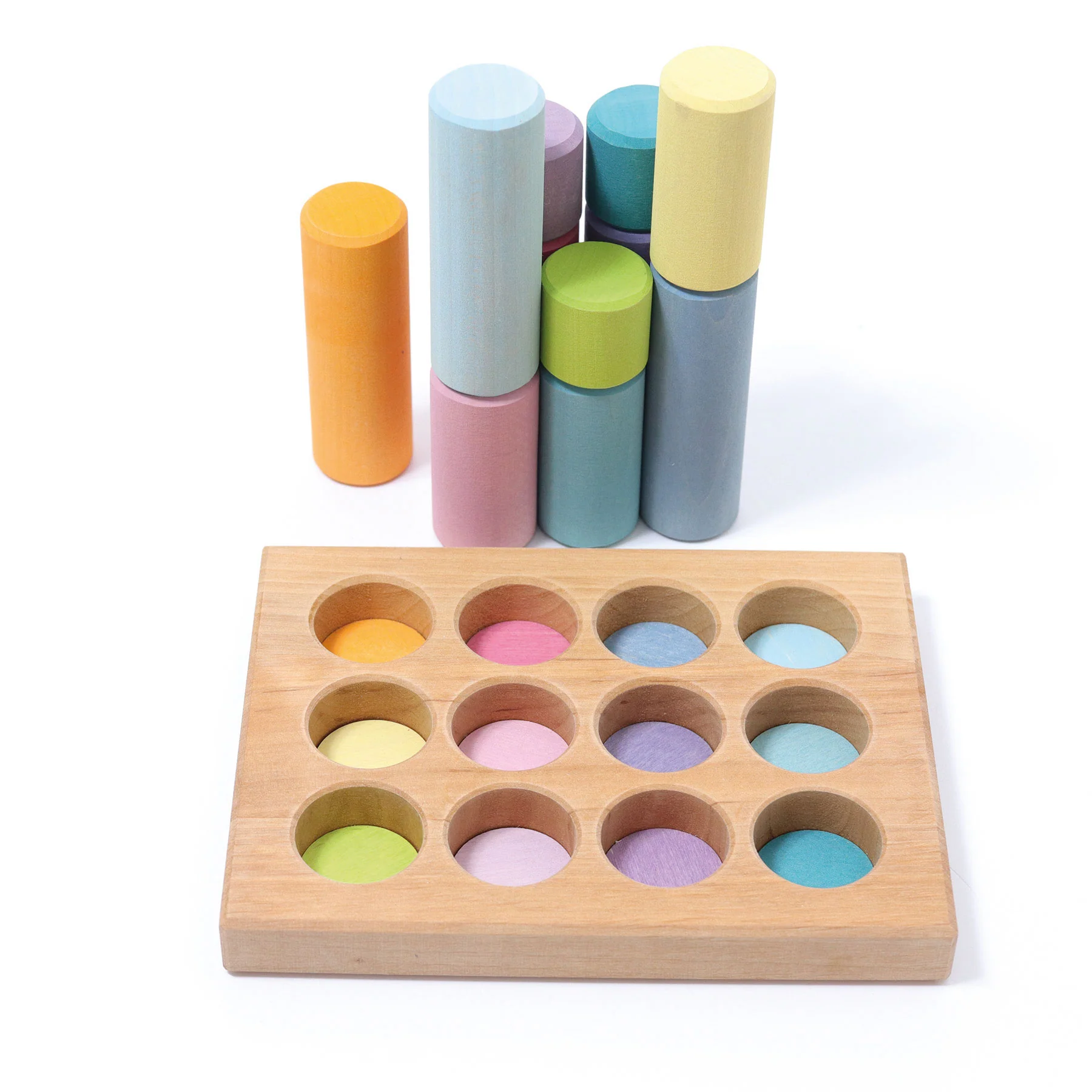 Steckspiel Kleine Walzen Pastell - Image 5