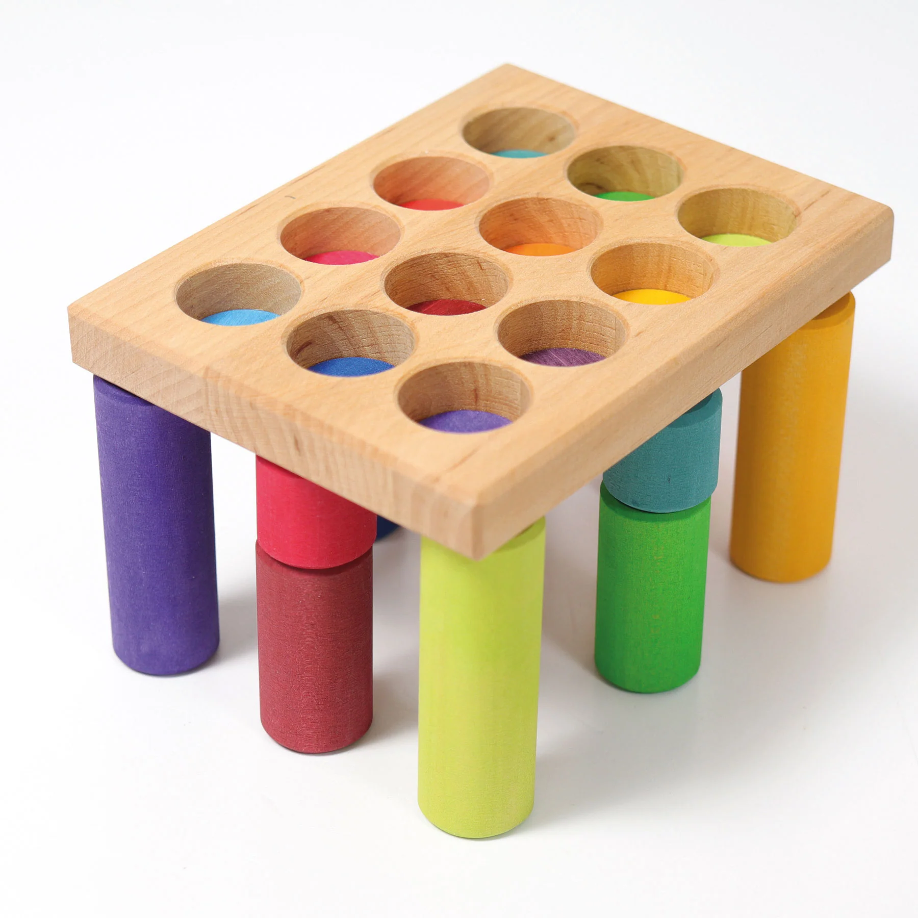 Steckspiel Kleine Walzen Regenbogen - Image 4